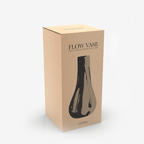Emballage papemballage flow vase square