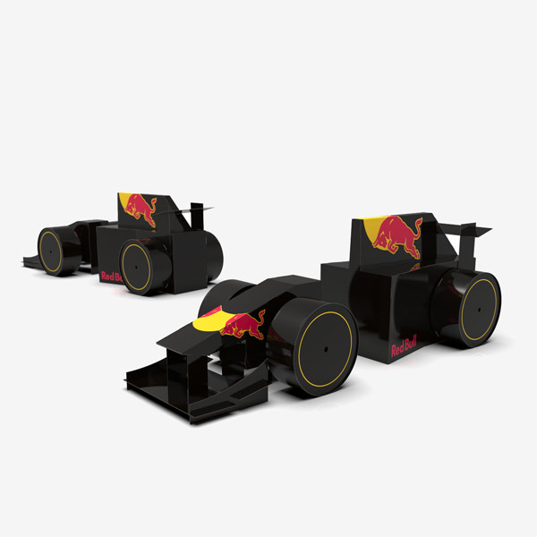 POS pap point of sale redbull car bil 2 2