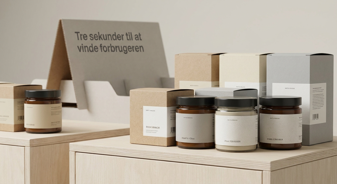 Tre sekunder til at vinde forbrugeren — hvad emballage ikke må fejle